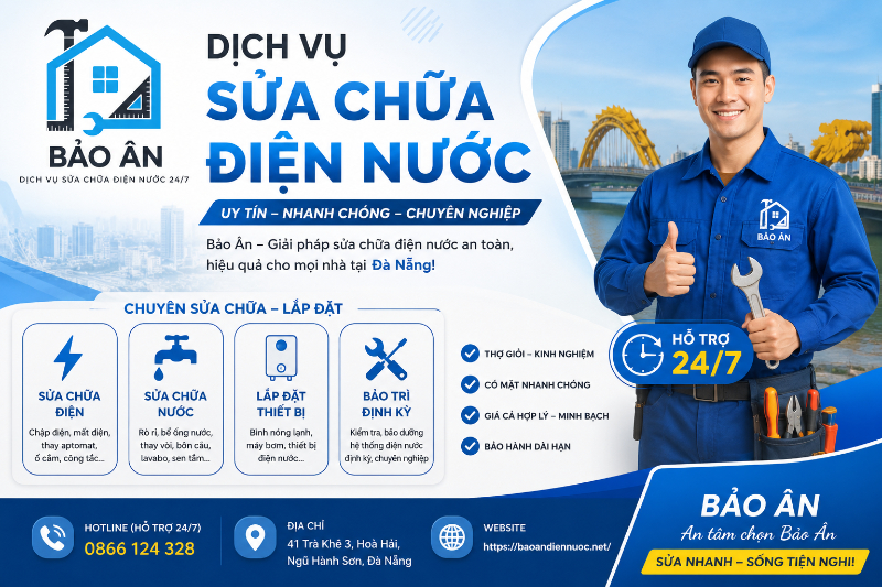 Dịch vụ sửa chữa điện nước tại Đà Nẵng uy tín, nhanh